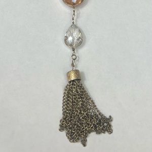 Loft tassel pendant necklace, pre-owned